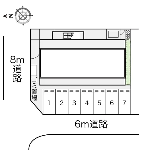 ★手数料０円★大阪市住吉区山之内　月極駐車場（LP）